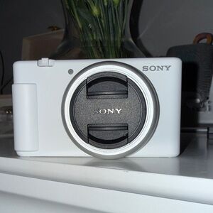 Sony White Digital Camera